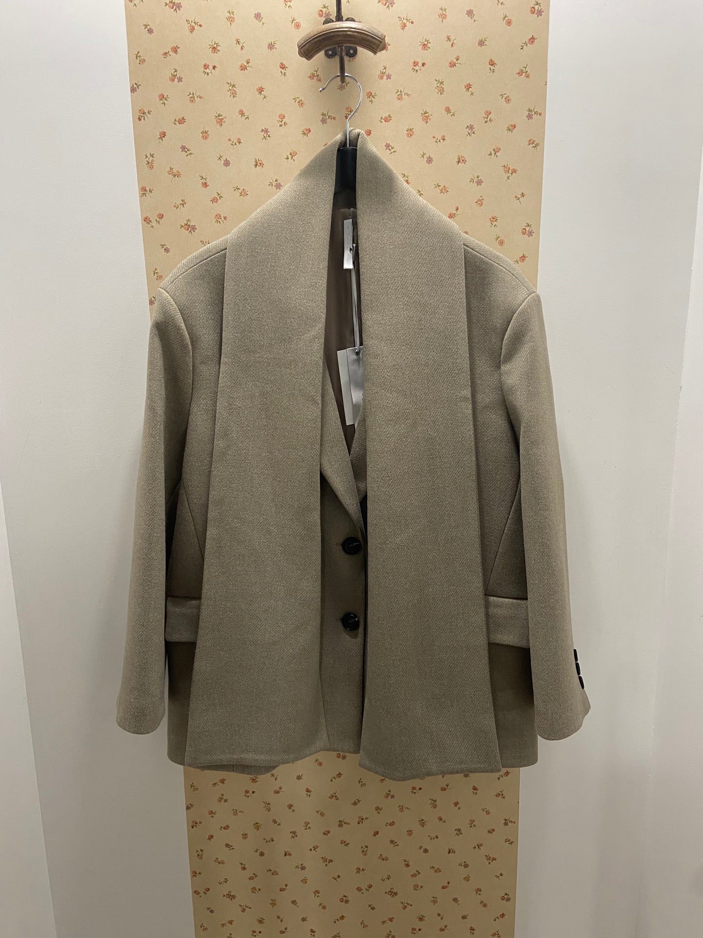 Manteau écharpe